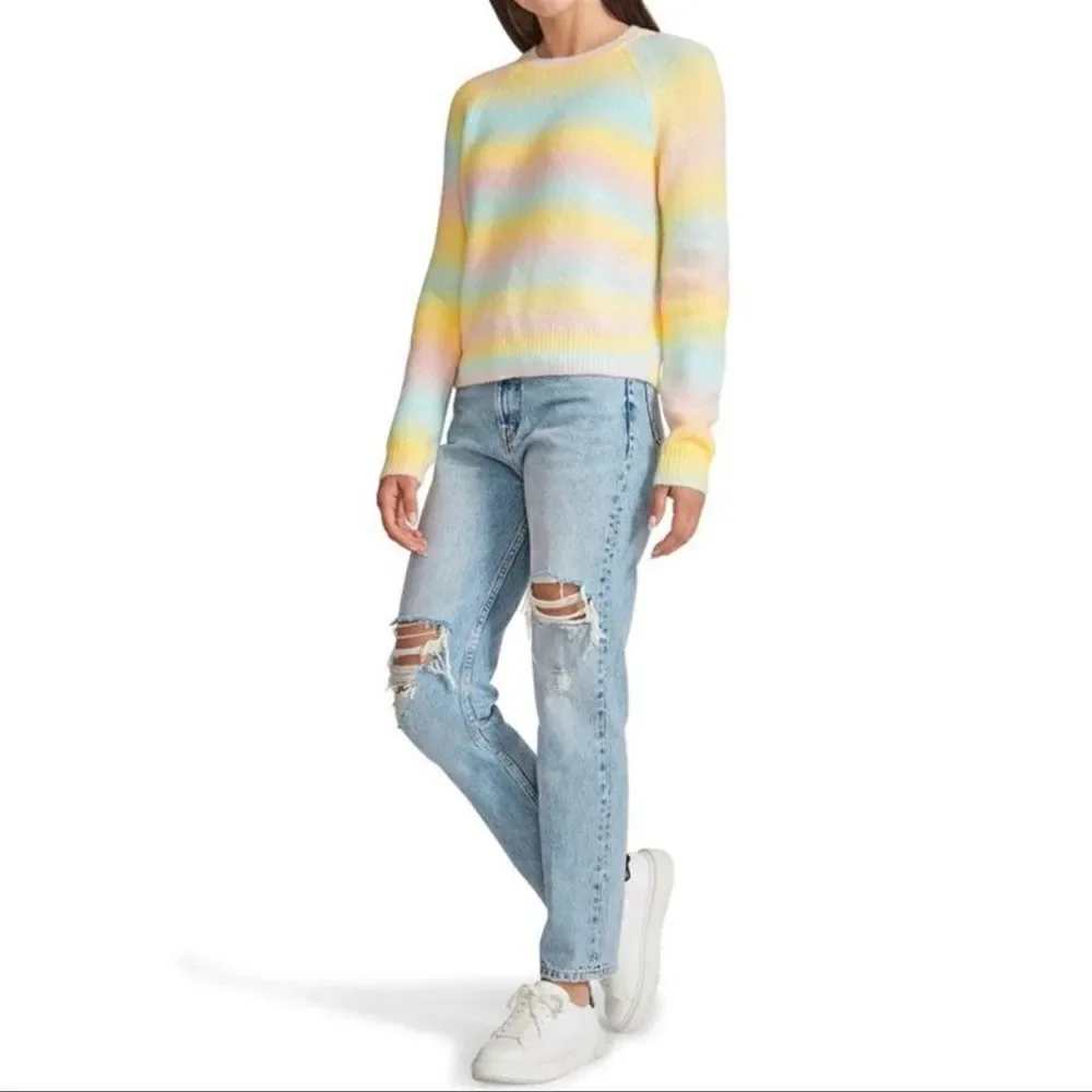 BB Dakota by Steve Madden Wool Blend Ombre Sweater NEW Size Large